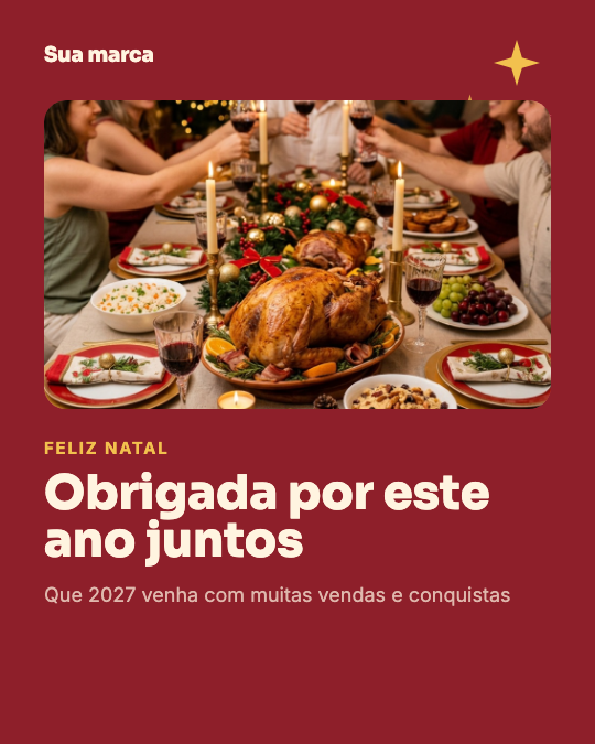 Modelo Mensagem de fim de ano