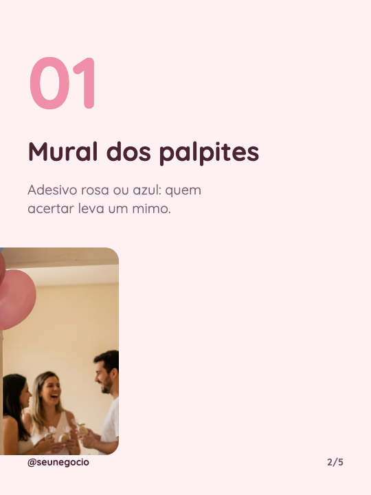 Brincadeiras para o chá revelação, página 2