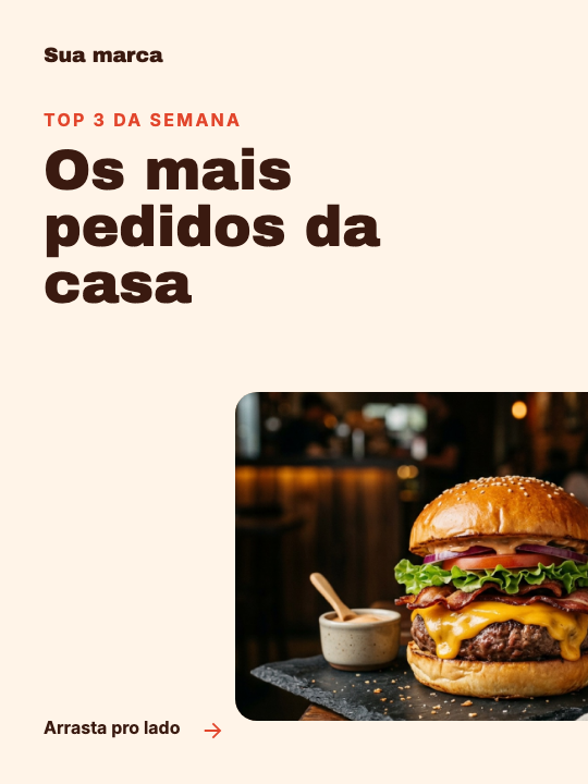 Modelo Os mais pedidos da casa