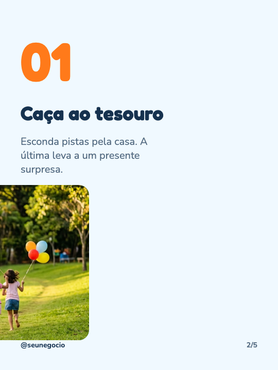 Brincadeiras para fazer em casa, página 2