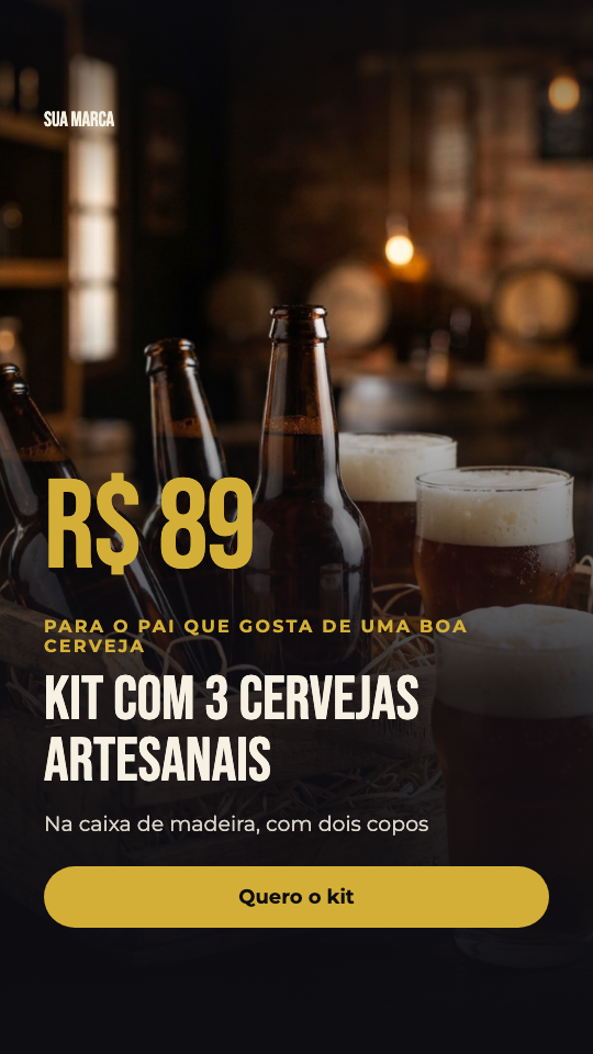 Modelo Kit cerveja artesanal