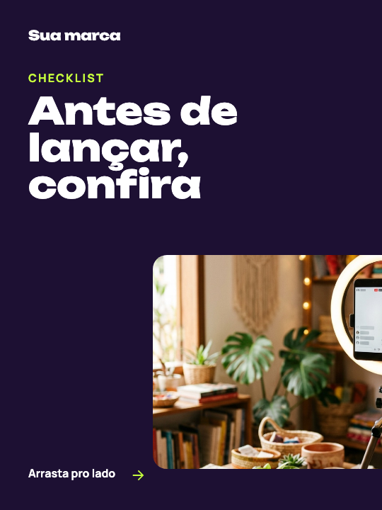 Modelo Checklist de lançamento
