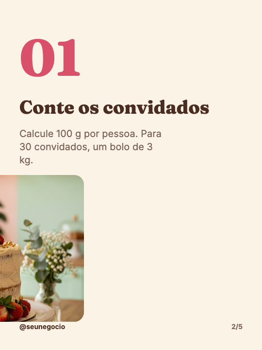 Como escolher o bolo da festa, página 2