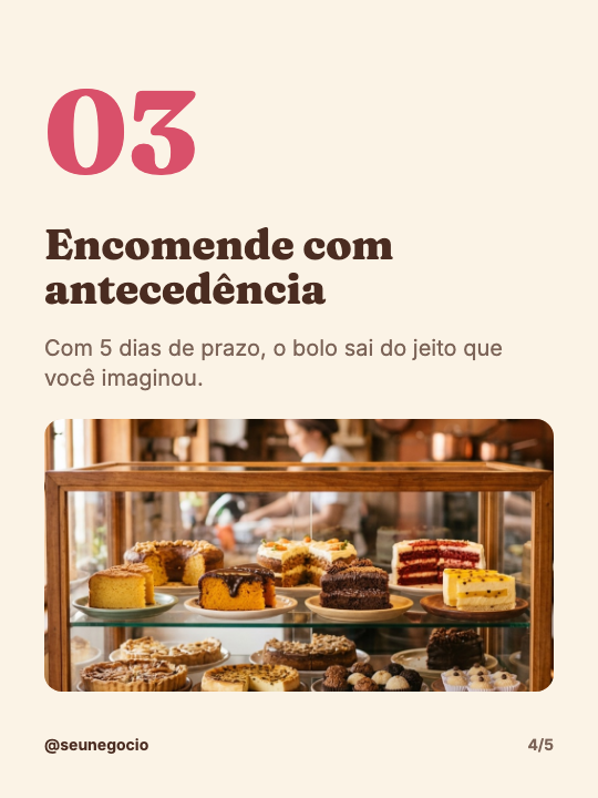 Como escolher o bolo da festa, página 4