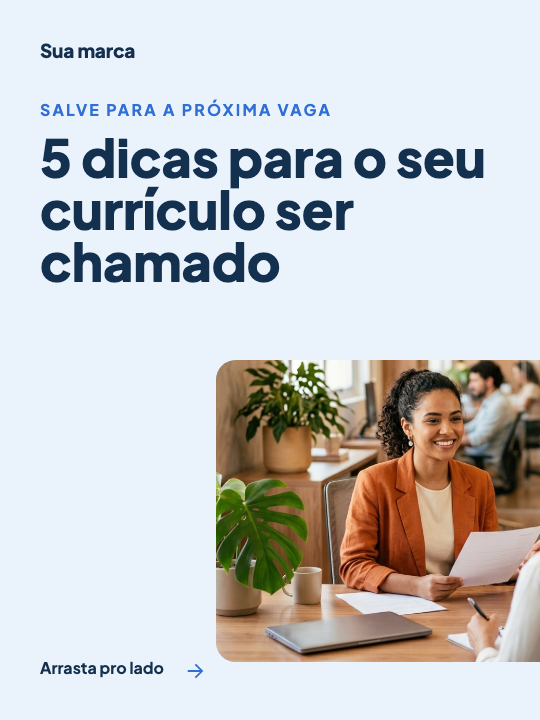 Modelo 5 dicas para o seu currículo