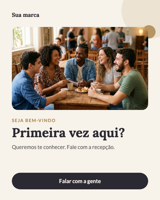Modelo Primeira vez aqui?