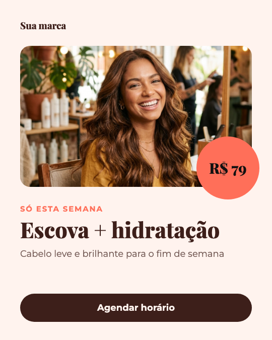 Modelo Promoção de escova