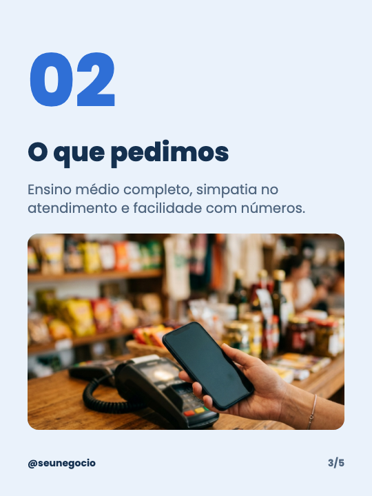 Vem trabalhar com a gente, página 3
