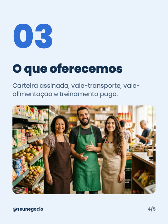 Vem trabalhar com a gente, página 4