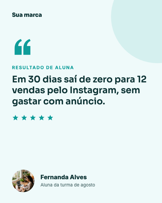 Modelo Depoimento de aluna