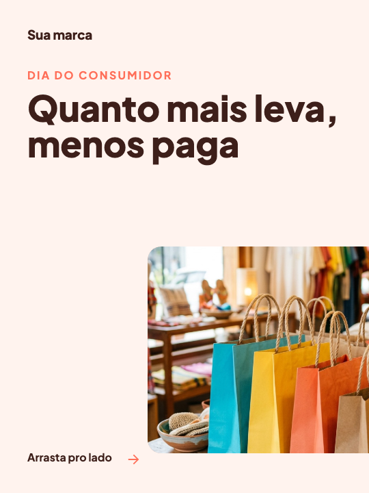 Modelo Desconto progressivo do Dia do Consumidor