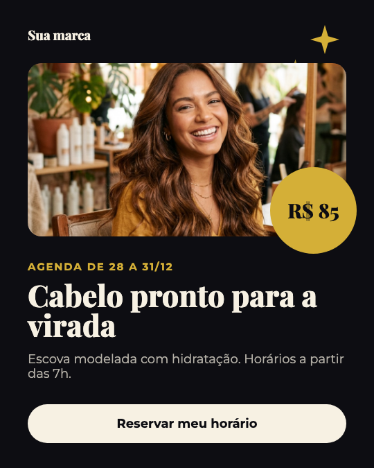 Modelo Escova para a virada