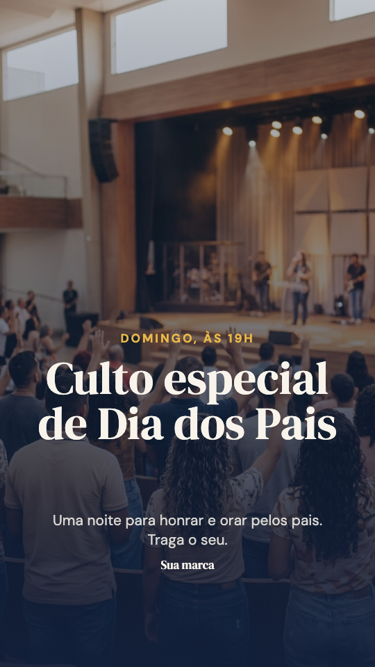 Modelo Culto em homenagem aos pais