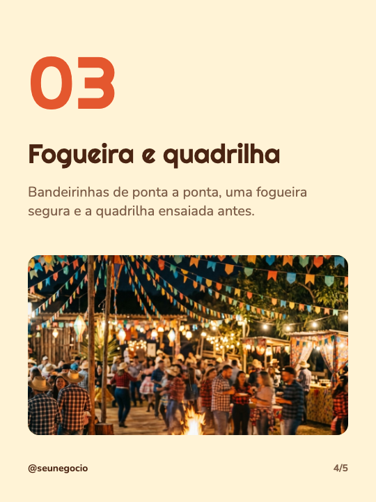 O que não pode faltar no arraiá, página 4