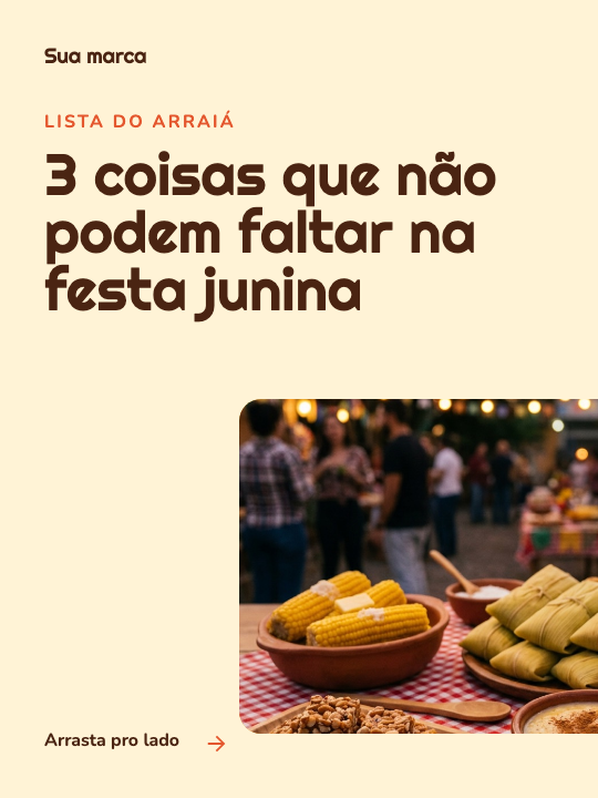 Modelo O que não pode faltar no arraiá