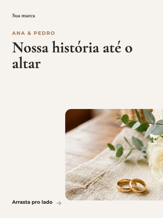 Modelo Nossa história