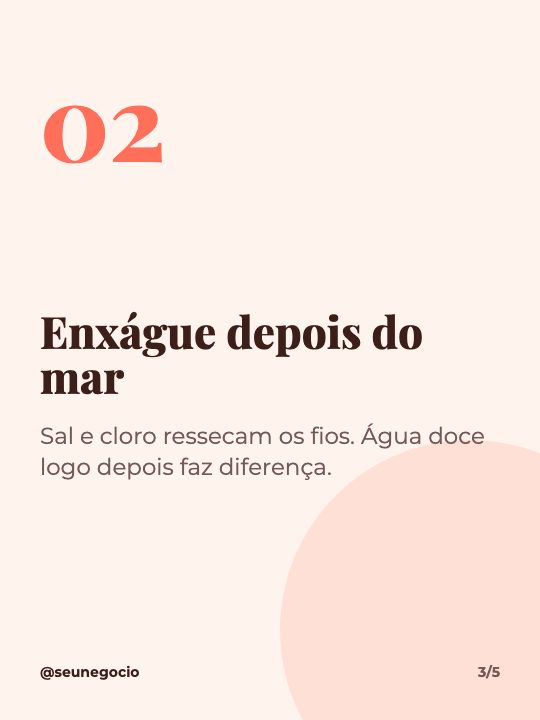 Cuidados com o cabelo no verão, página 3