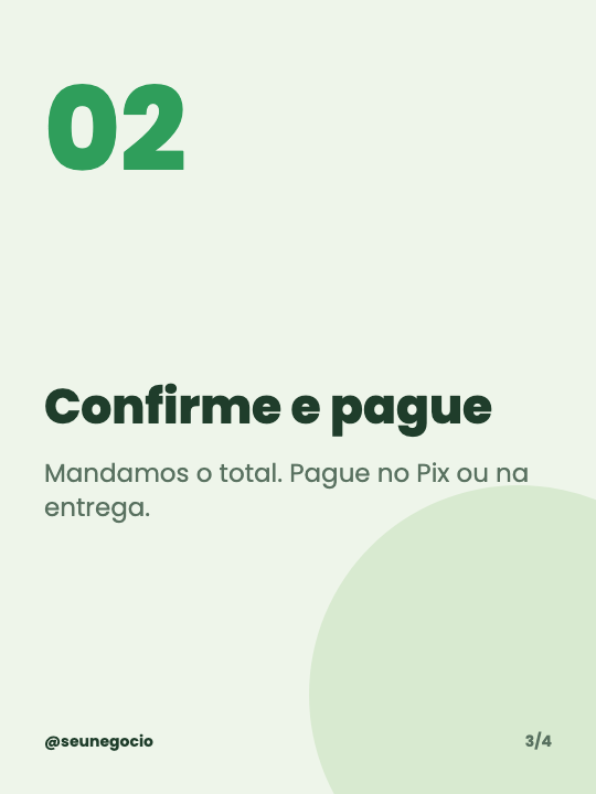Como funciona a entrega, página 3