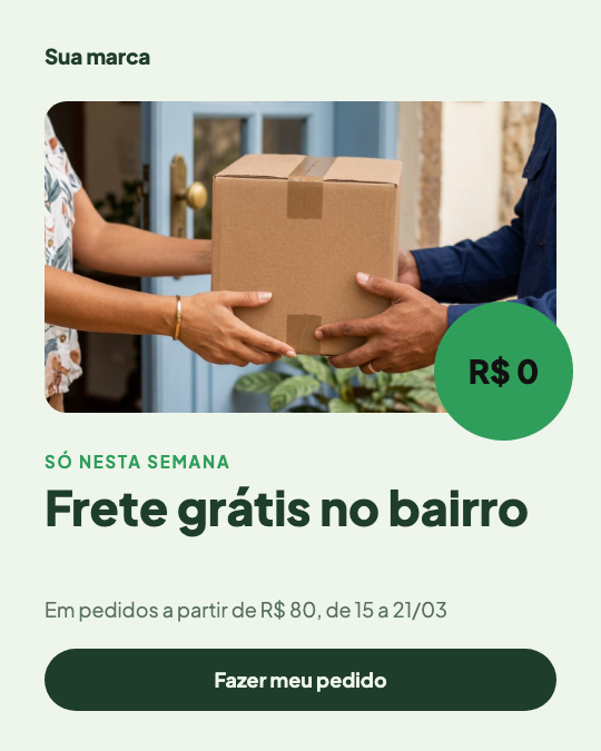 Modelo Frete grátis no Dia do Consumidor