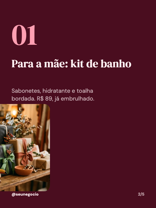 Ideias de presente de Natal, página 2