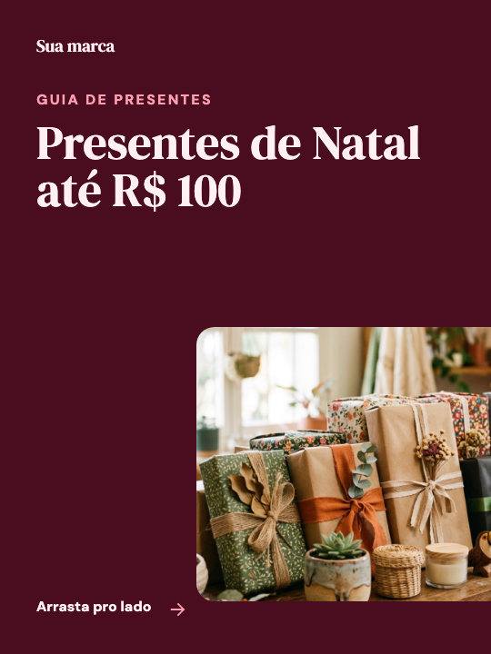 Modelo Ideias de presente de Natal